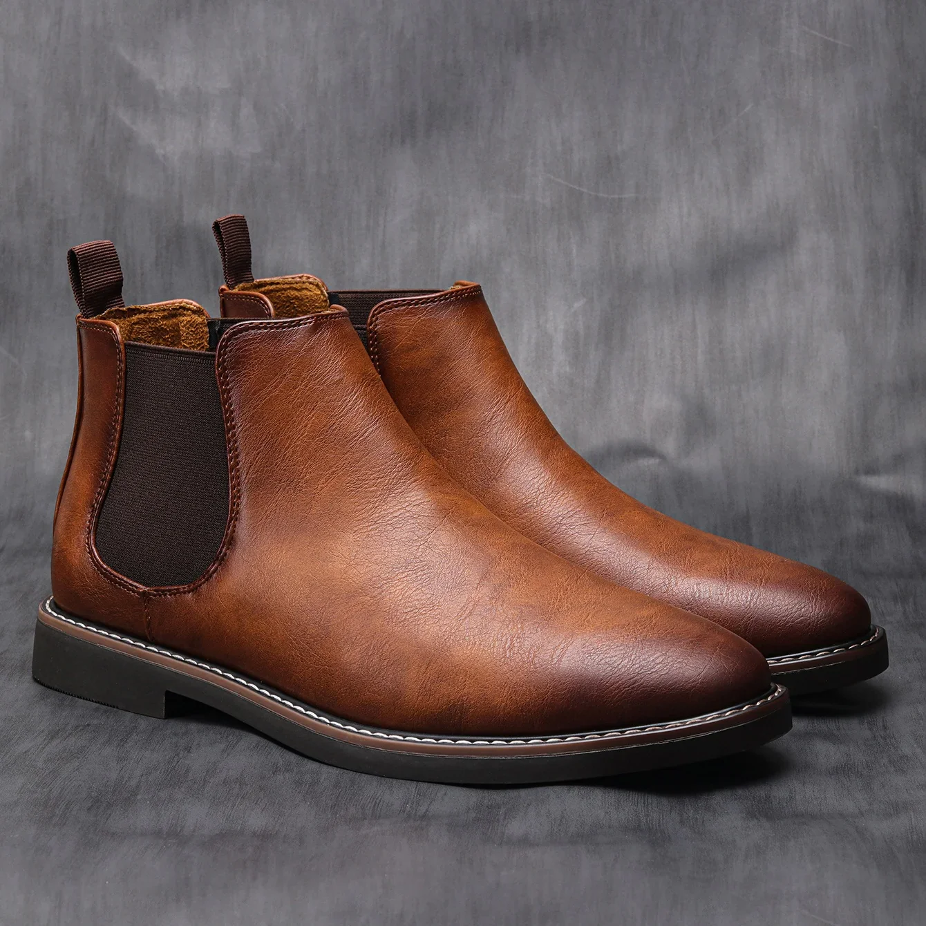 Bottines Chelsea Cuir Homme — Style Rétro Gentleman 4 Coloris - Image 34