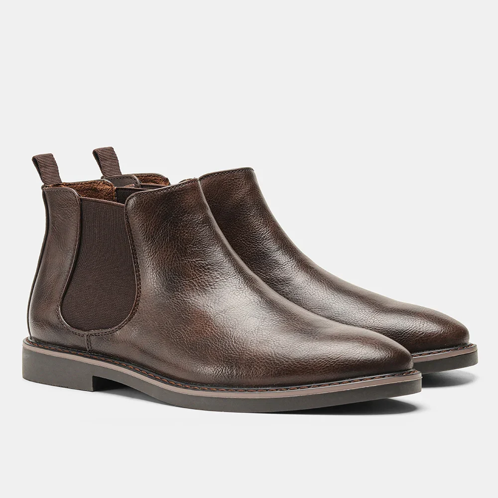 Bottines Chelsea Cuir Homme — Style Rétro Gentleman 4 Coloris - Image 35