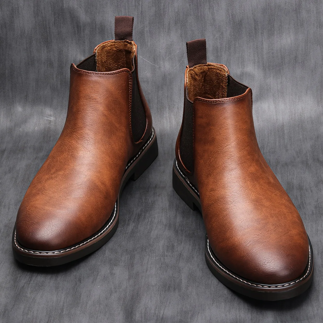 Bottines Chelsea Cuir Homme — Style Rétro Gentleman 4 Coloris - Image 6