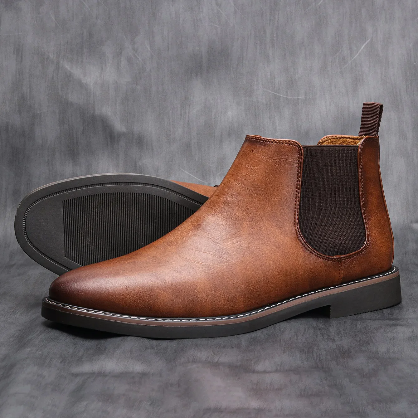 Bottines Chelsea Cuir Homme — Style Rétro Gentleman 4 Coloris - Image 7