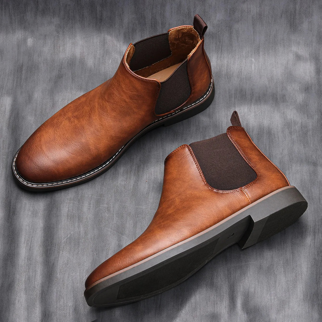 Bottines Chelsea Cuir Homme — Style Rétro Gentleman 4 Coloris - Image 8