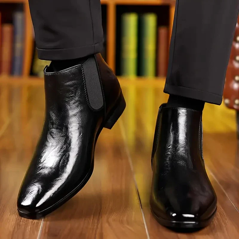 Bottines Chelsea Homme - Bout Pointu Victorien - Image 10