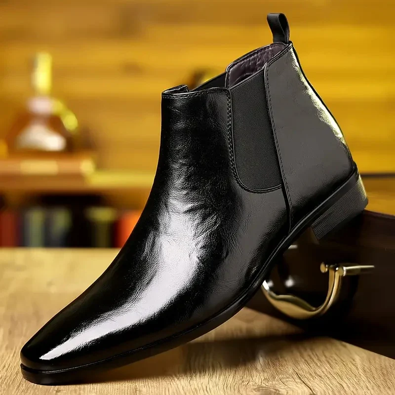 Bottines Chelsea Homme - Bout Pointu Victorien - Image 15