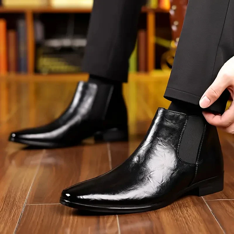 Bottines Chelsea Homme - Bout Pointu Victorien - Image 6
