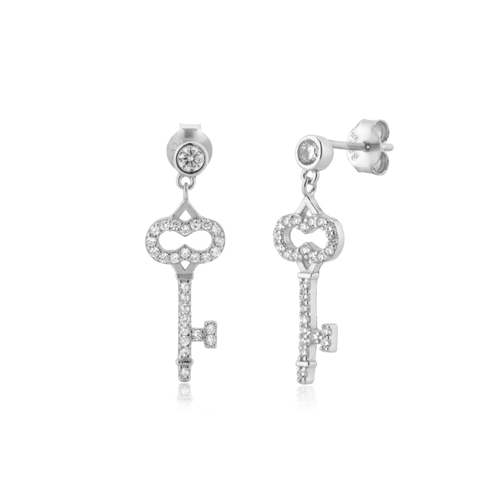 Boucles Steampunk Clés Vintage