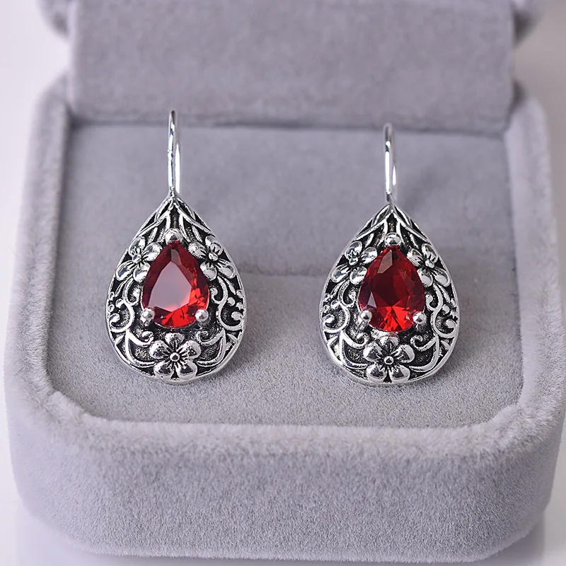 Boucle d oreille Grenat — Victorian Style - Image 4