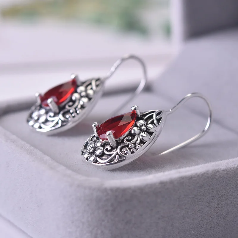 Boucle d oreille Grenat — Victorian Style - Image 6