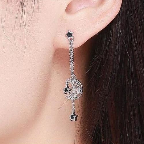 Boucles Steampunk Lune d' Argent - Image 2