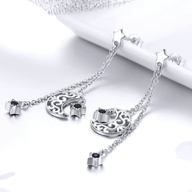 Boucles Steampunk Lune d' Argent - Image 3