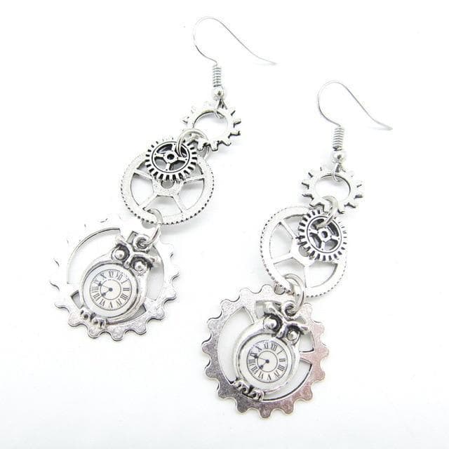 Boucles Steampunk Hiboux Mécaniques - Image 5