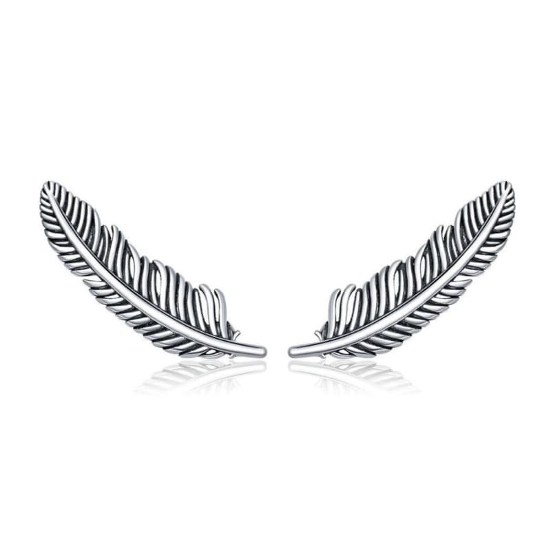 Boucles Steampunk Plumes d' Argent