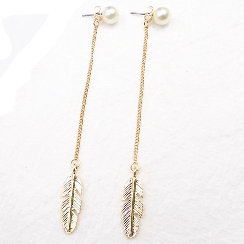 Boucles Steampunk Plumes d' Or