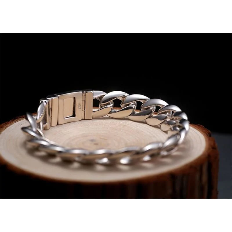 Bracelet Biker Couleur Argent — Lonesome Rider - Image 4