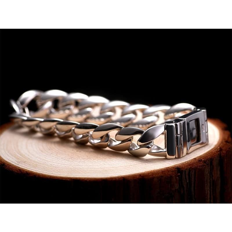 Bracelet Biker Couleur Argent — Lonesome Rider - Image 5