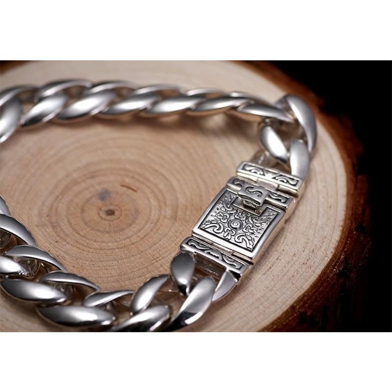 Bracelet Biker Couleur Argent — Lonesome Rider - Image 6