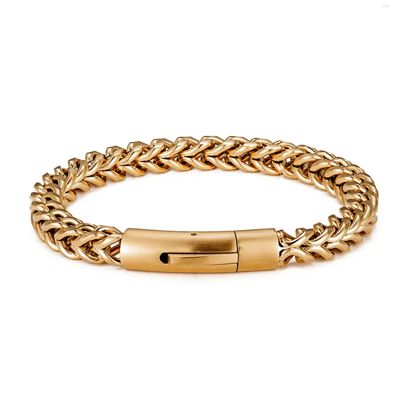 Bracelet Homme — Acier Steampunk