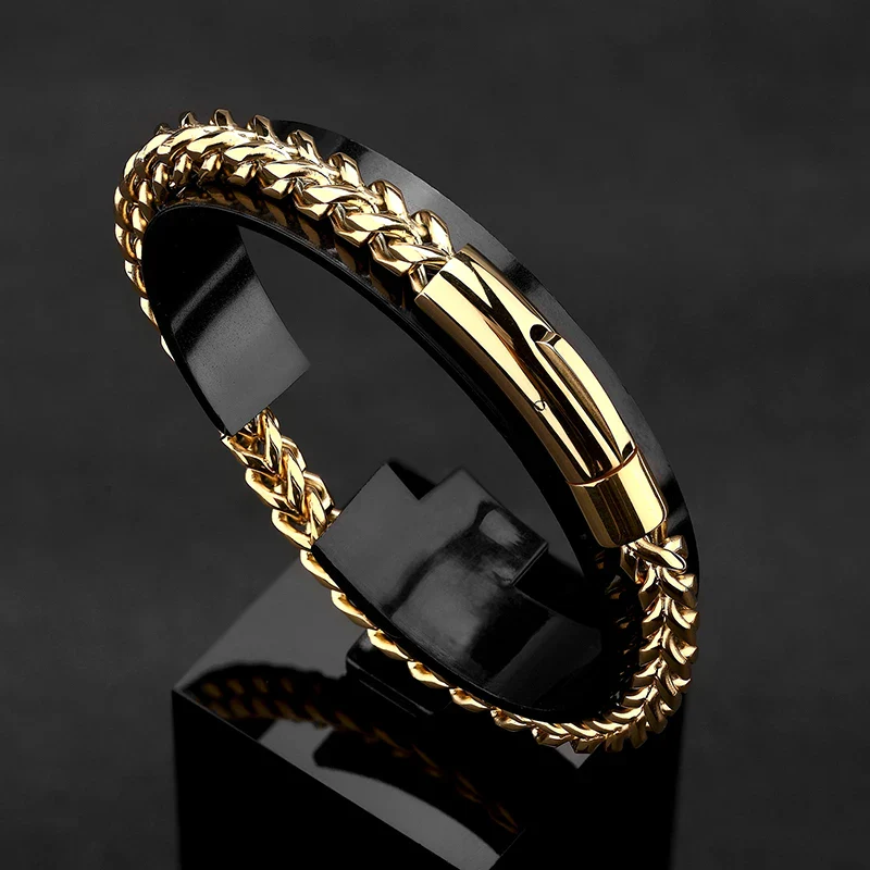 Bracelet Homme — Acier Steampunk - Image 2