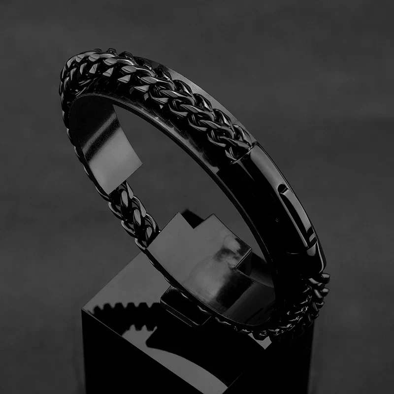 Bracelet Homme — Acier Steampunk - Image 3