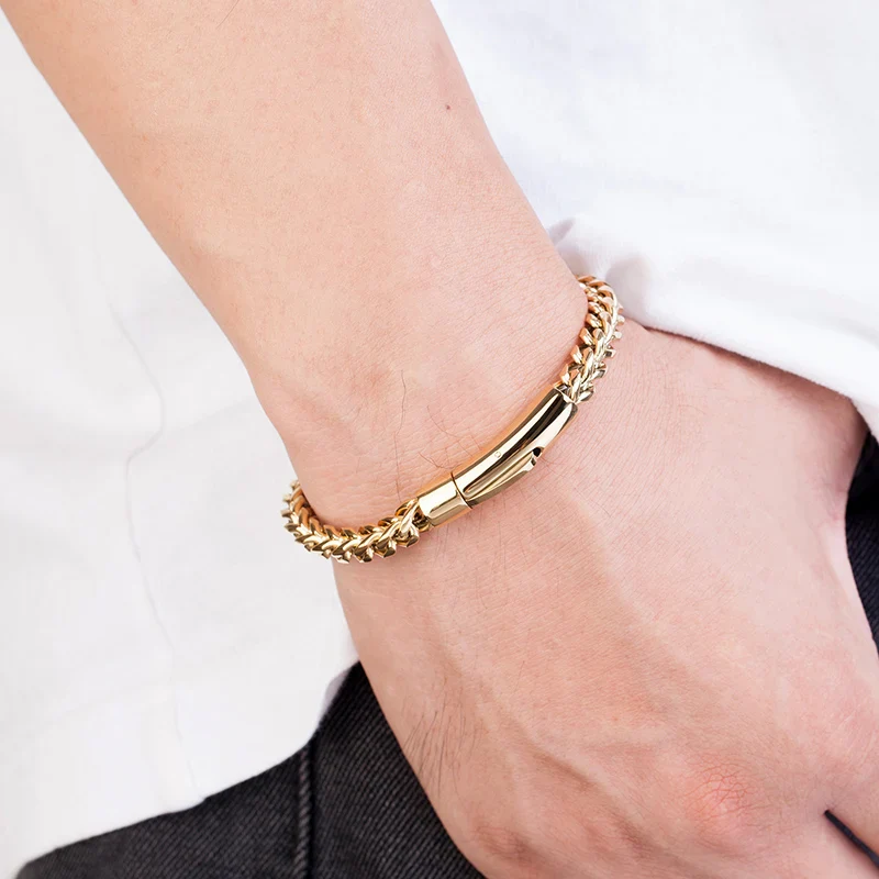 Bracelet Homme — Acier Steampunk - Image 7