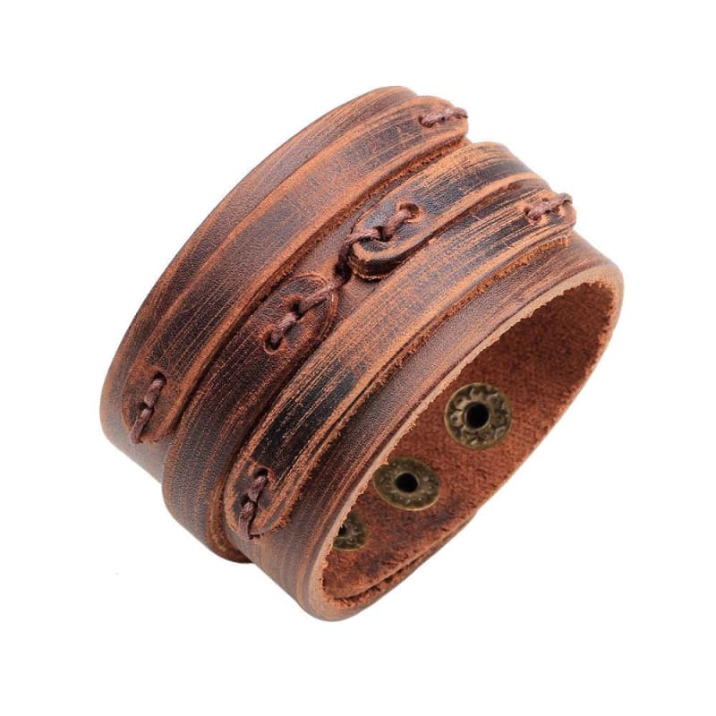 Bracelet Steampunk Marron - Image 4