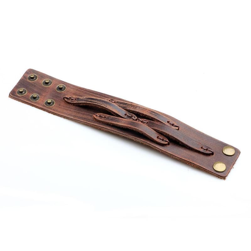 Bracelet Steampunk Marron - Image 5