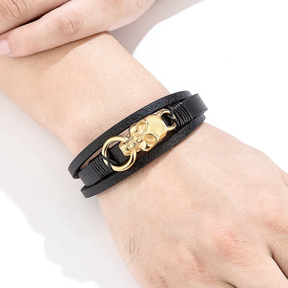 Bracelet Cuir Punk - Image 7