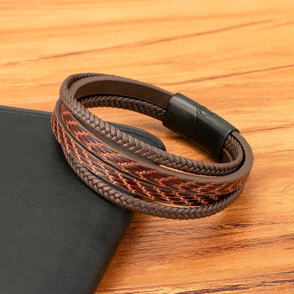 Bracelet Cuir Vintage Steampunk - Image 3