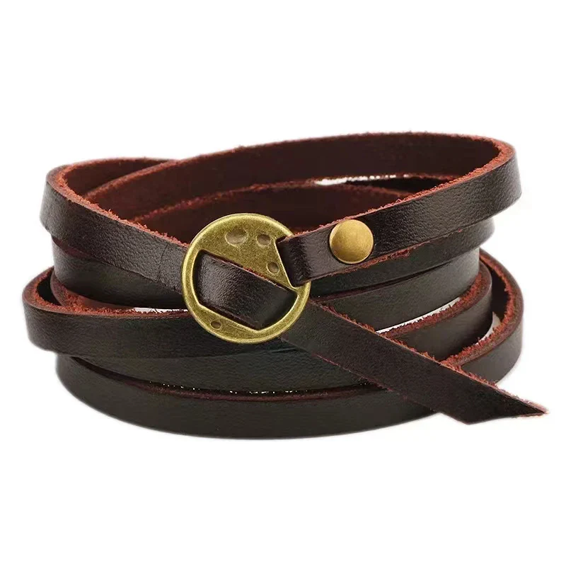 Bracelet en Cuir pour Homme — Peace & Love - Image 2