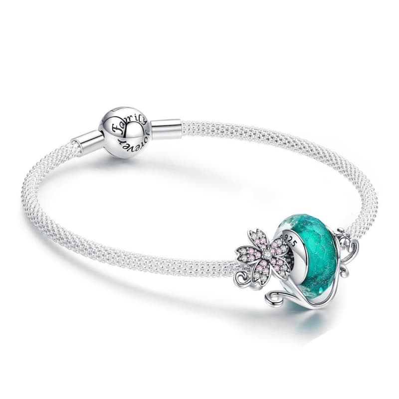 Bracelet Steampunk Pierre et Argent