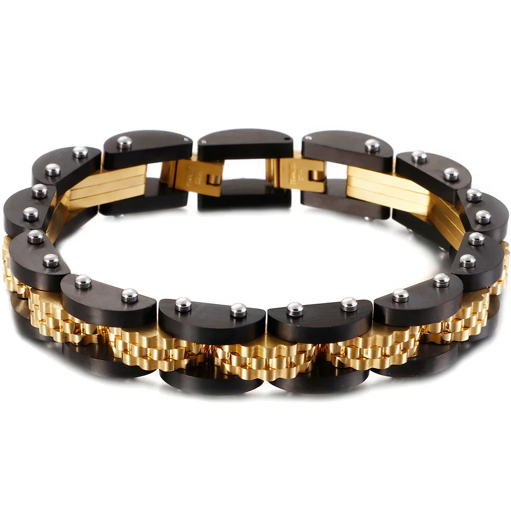 Bracelet Homme Acier et Or — Gazzoline - Image 7