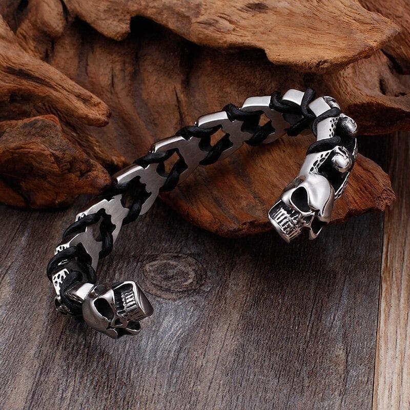 Bracelet Steampunk Jonc Gothique - Image 3