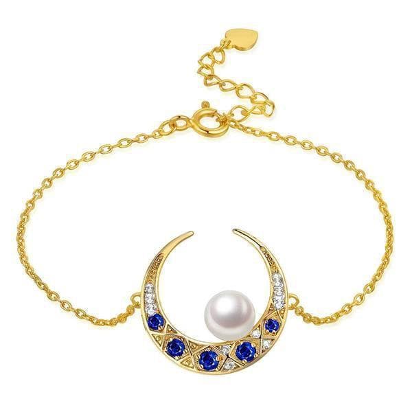 Bracelet Steampunk Croissant de Lune