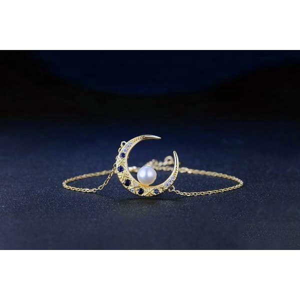 Bracelet Steampunk Croissant de Lune - Image 3
