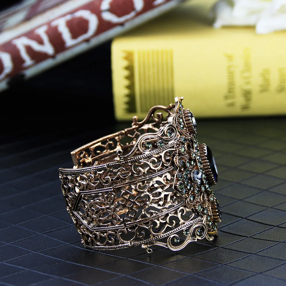 Bracelet Manchette Vintage pour Femme - Image 2