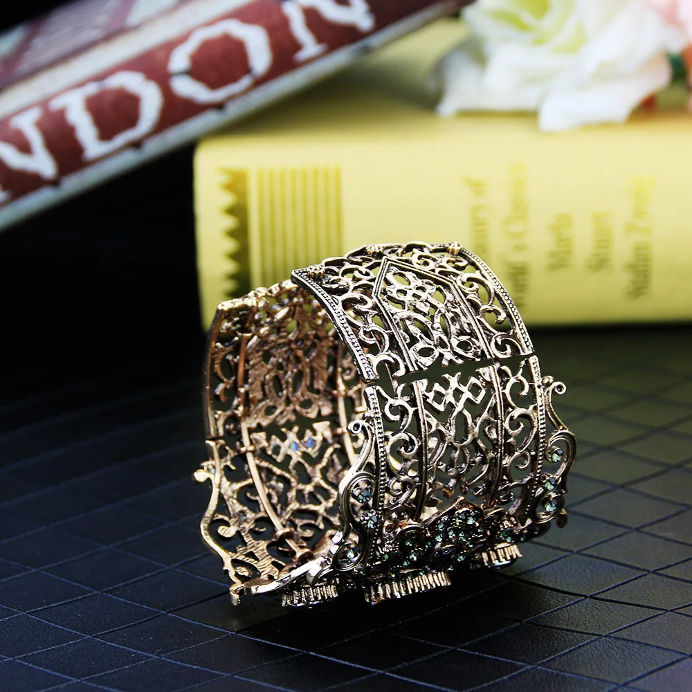 Bracelet Manchette Vintage pour Femme - Image 3