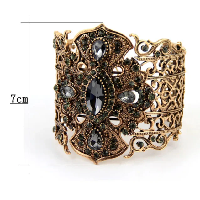 Bracelet Manchette Vintage pour Femme - Image 6