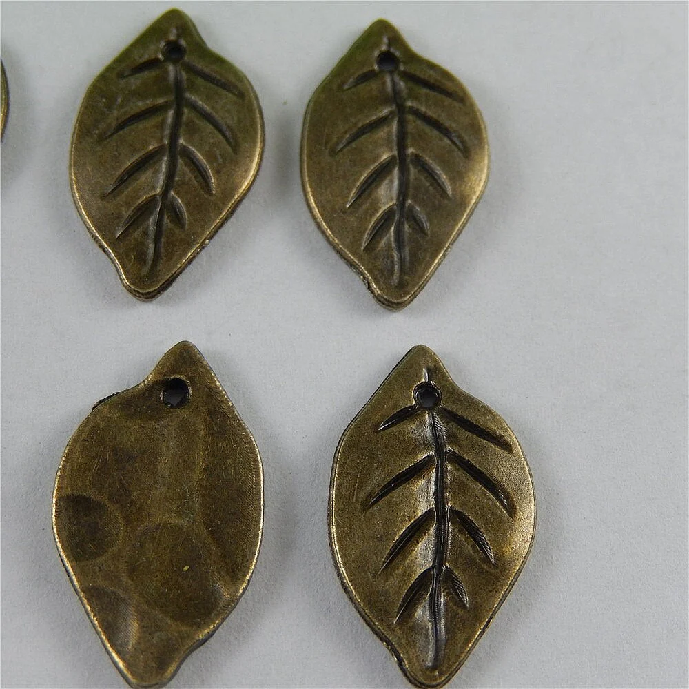 Accessoires Steampunk Breloques Feuilles - Image 3