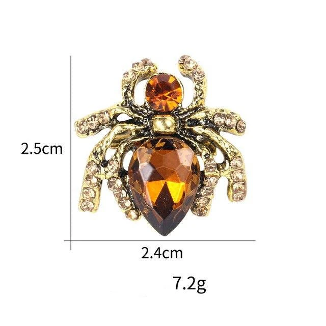 Broche Steampunk Araignée d' Ambre - Image 4