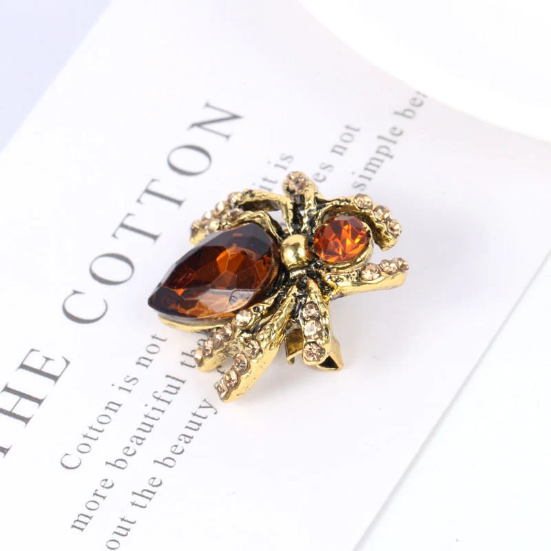 Broche Steampunk Araignée d' Ambre - Image 5