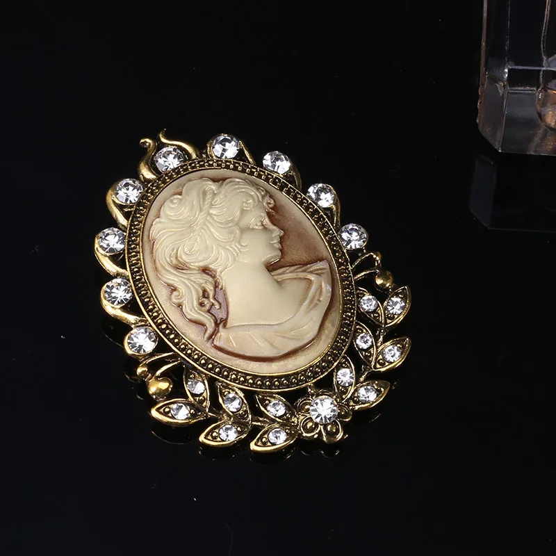Broche Camée Plaqué Or - Image 3