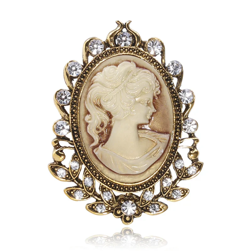 Broche Camée Plaqué Or - Image 4