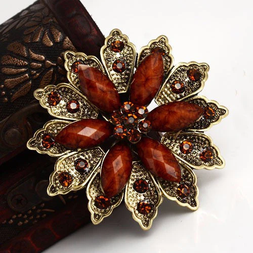 Broche Vintage — Fleur Steampunk - Image 11