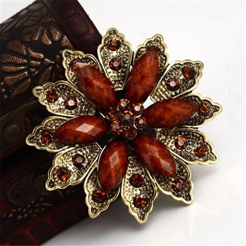 Broche Vintage — Fleur Steampunk - Image 7