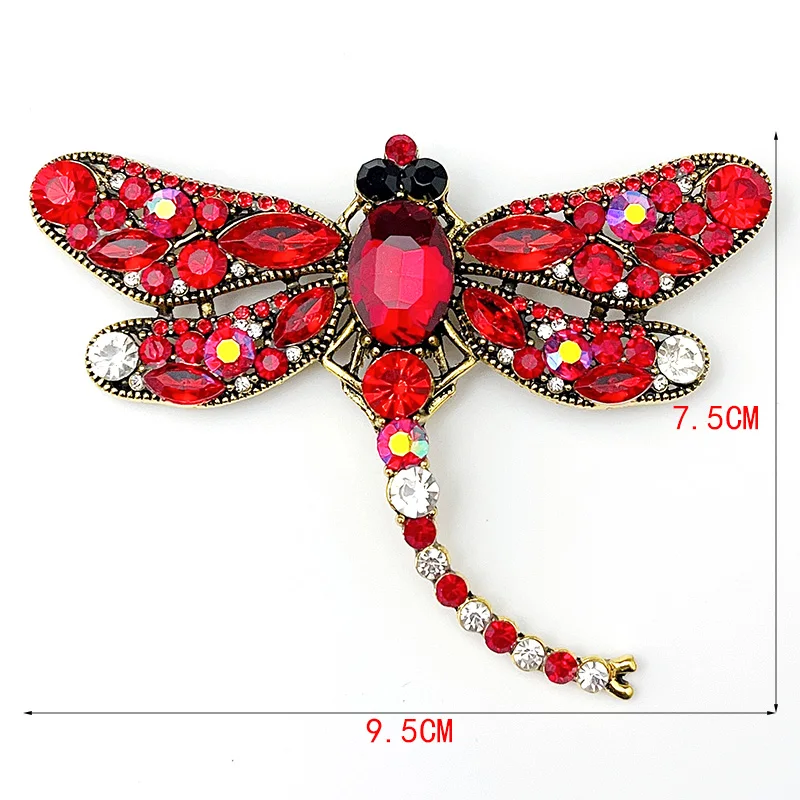 Broche Libellule Femme — Cristal Clear - Image 5