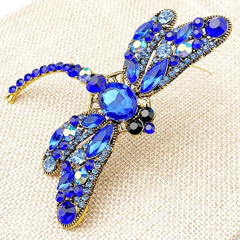 Broche Libellule Femme — Cristal Clear - Image 6