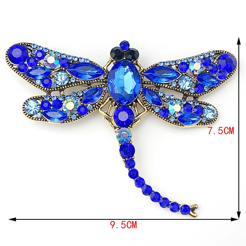 Broche Libellule Femme — Cristal Clear - Image 8