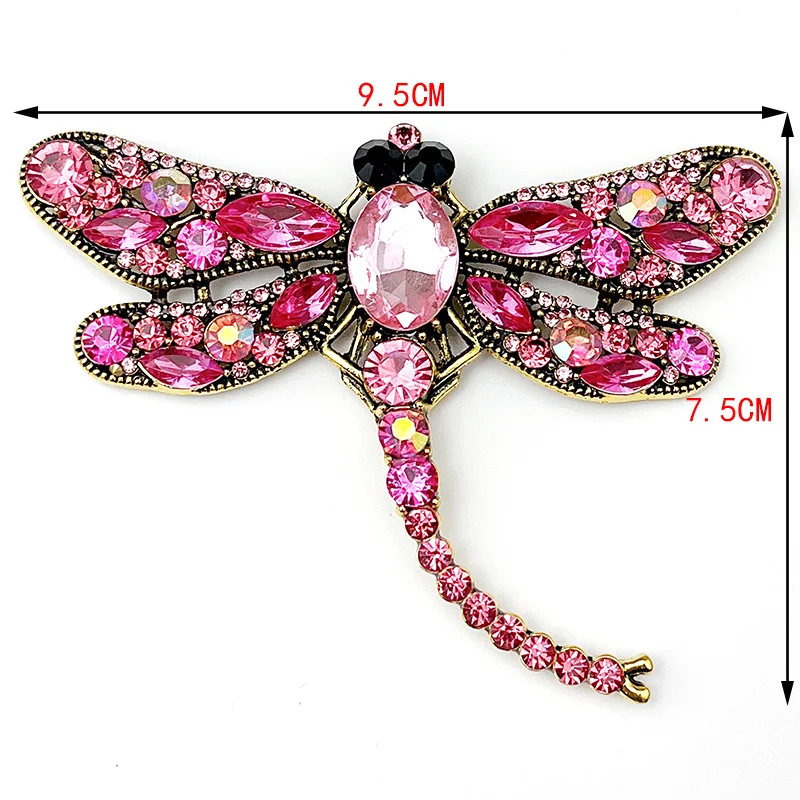 Broche Libellule Femme — Cristal Clear - Image 9