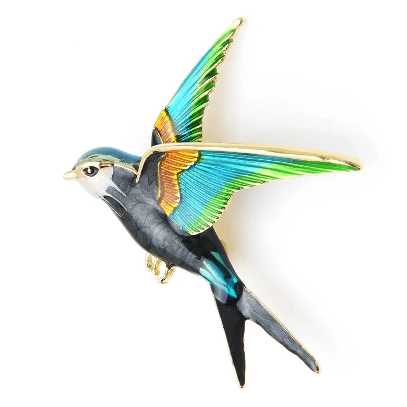 Broche Oiseau Ancienne — Chant Vintage - Image 3