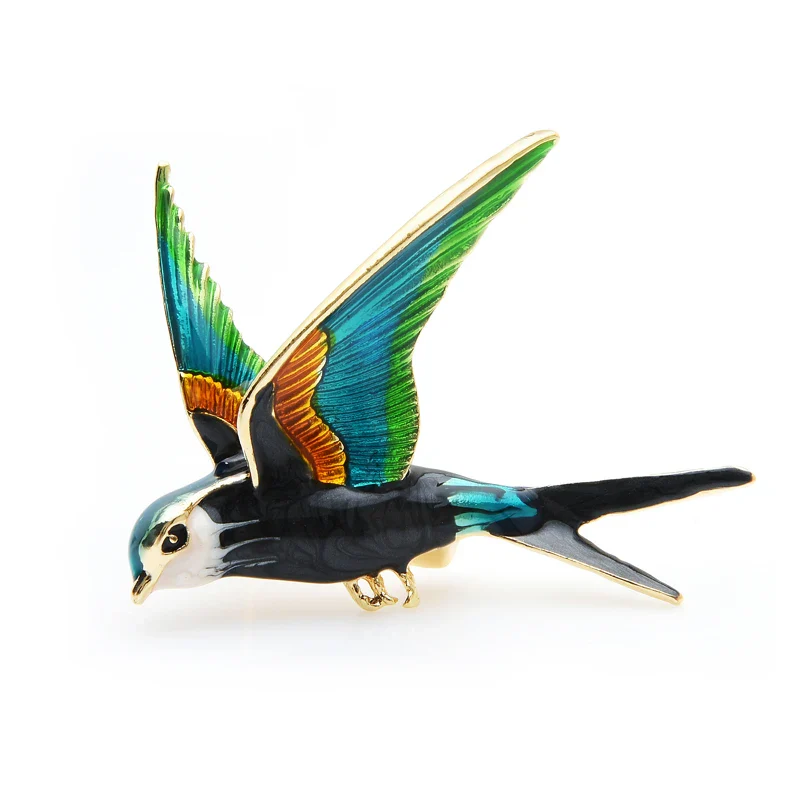 Broche Oiseau Ancienne — Chant Vintage - Image 4