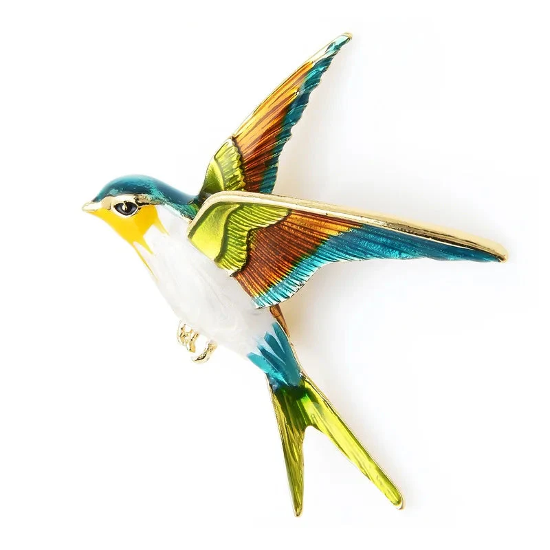 Broche Oiseau Ancienne — Chant Vintage - Image 8
